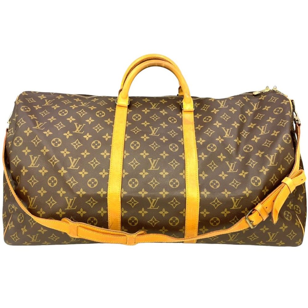161509D Louis Vuitton Travel Bag Keepall Bandouliere 60 Monogram